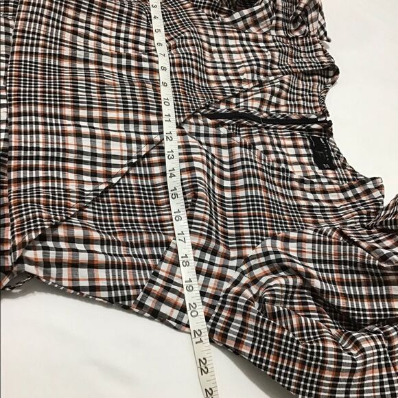 ASOS DESIGN Belted Extreme Sleeve Checkered Print Jumpsuit Size 12 NWOT - Picture 8 of 12